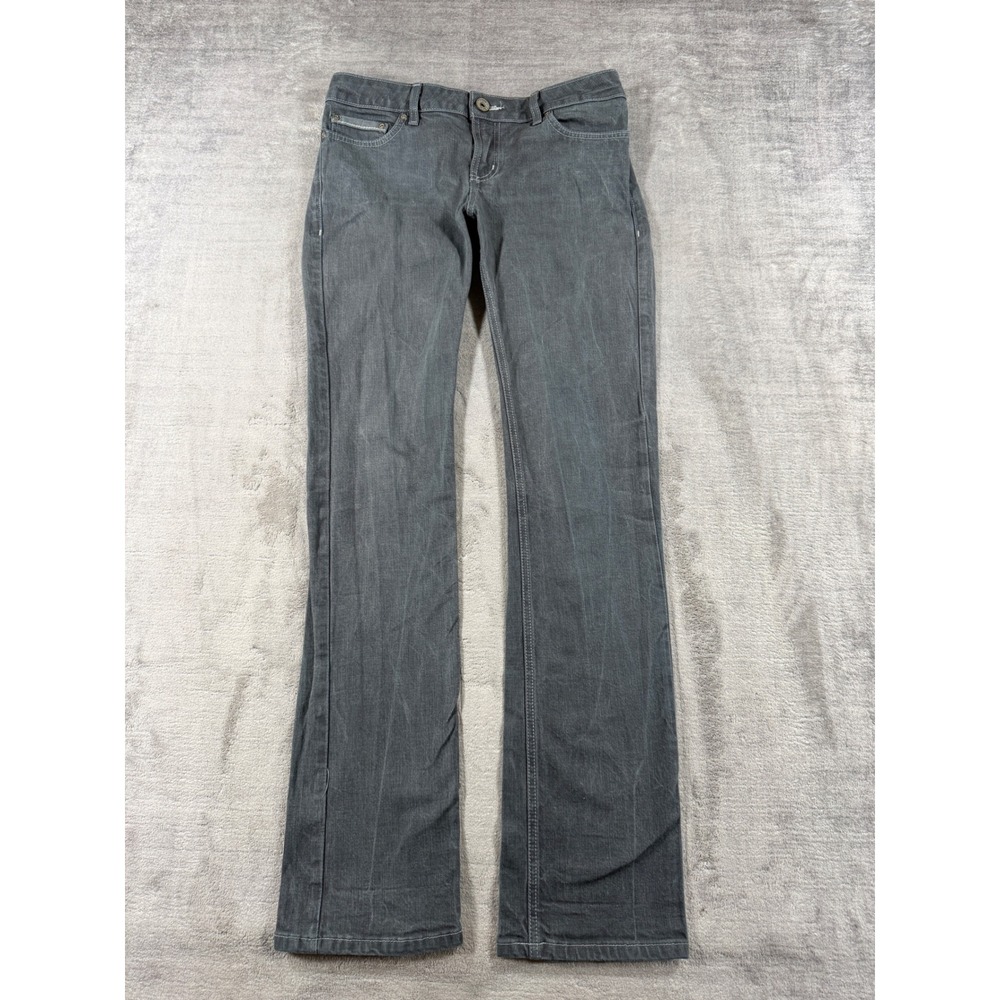 Naked & Famous Jeans Womens 29 Grey Denim BootGirl Stretch Lowrise Bootcut Y2K